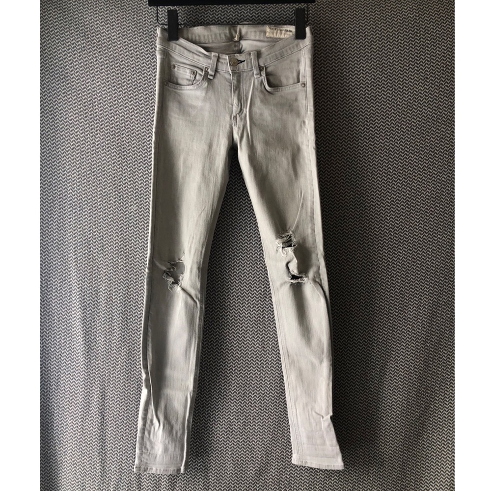 Rag & Bone Skinny Surrey w Holes
